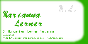 marianna lerner business card